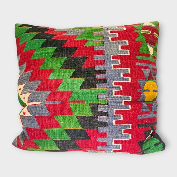 Handmade Kilim pillow cover, Morocco - Picture 1 of 4